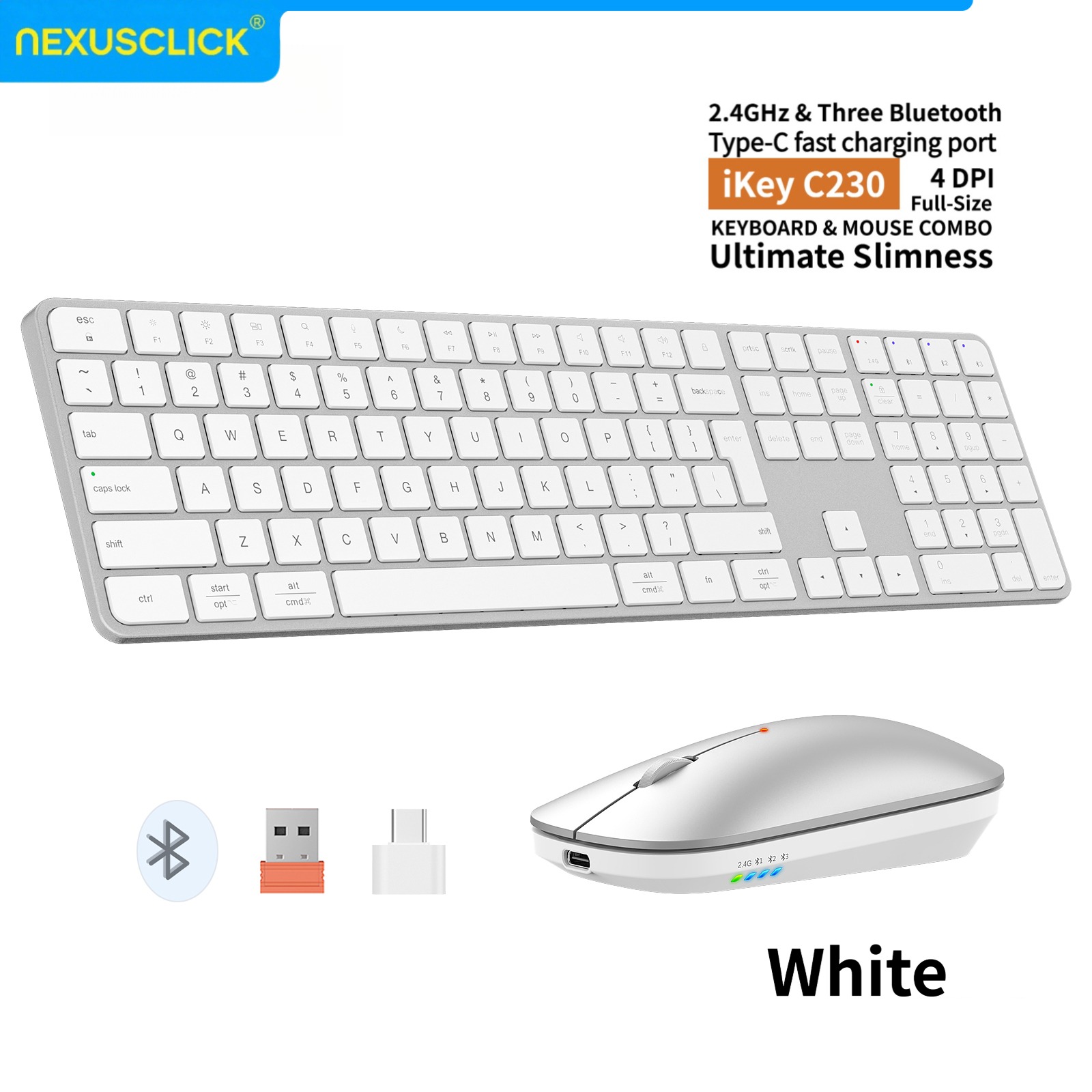 Gaming Keyboard That Is Quiet - NexusClick Kombinasi Keyboard dan Mouse Nirkabel