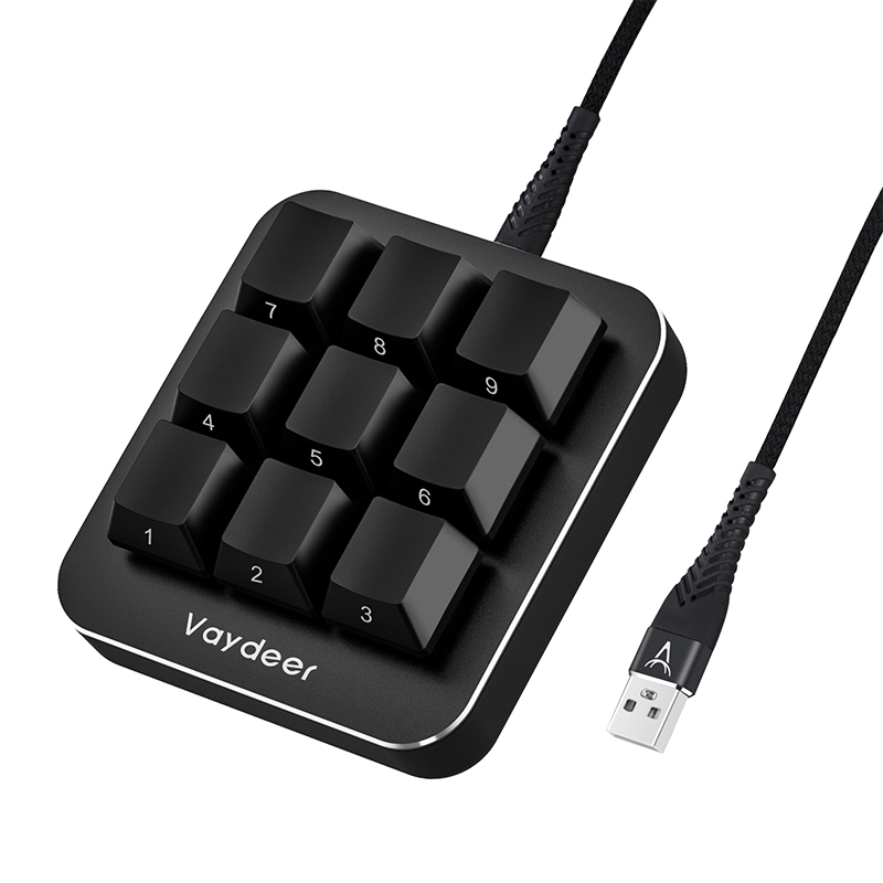 Gaming Keyboard Mini Mechanical - Keyboard Multifungsi dengan 9 Tombol Yang