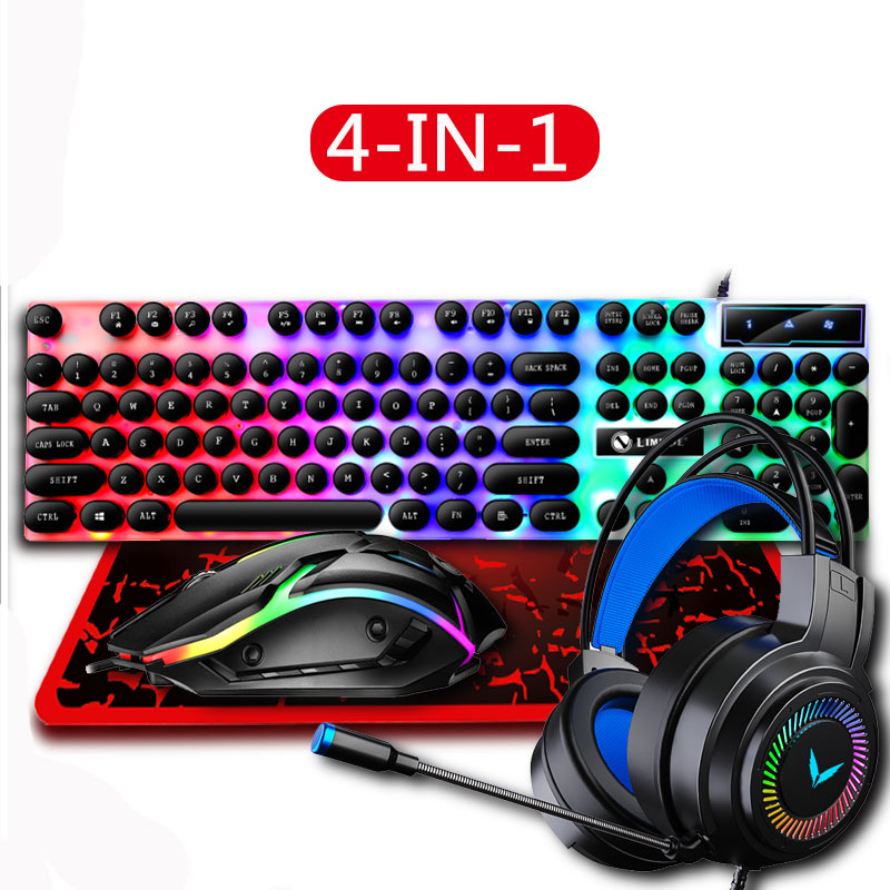 Gaming Keyboard Mouse And Headset Combo - Kombinasi Keyboard dan Mouse Gaming 4