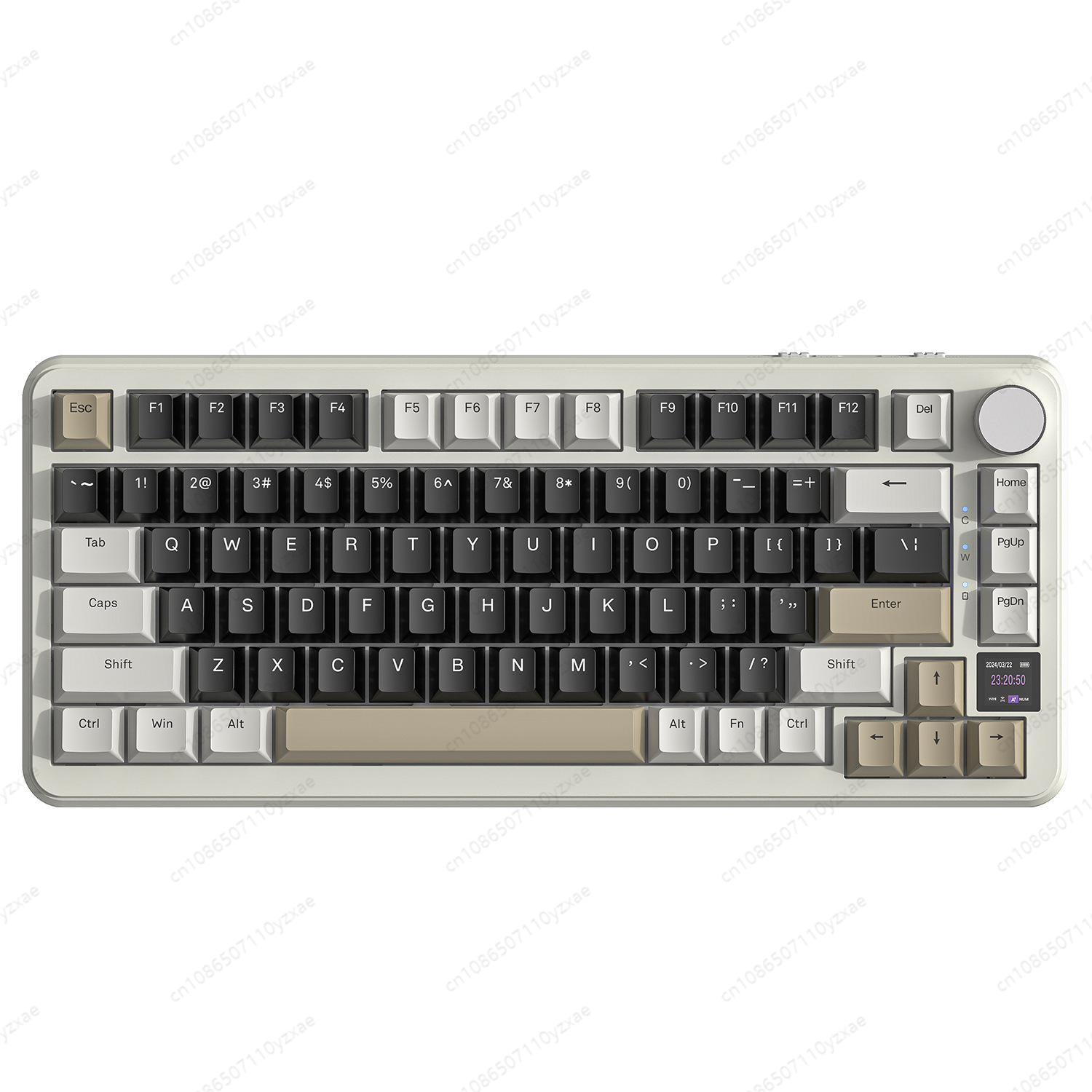 Gaming Keyboard Hot Swappable - 2024 Baru AL66 Keyboard Mekanis Paduan