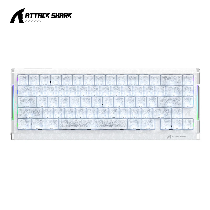 Gaming Keyboard Hot Swappable - ATTACK SHARK, R68 HE, Keyboard Mekanis,
