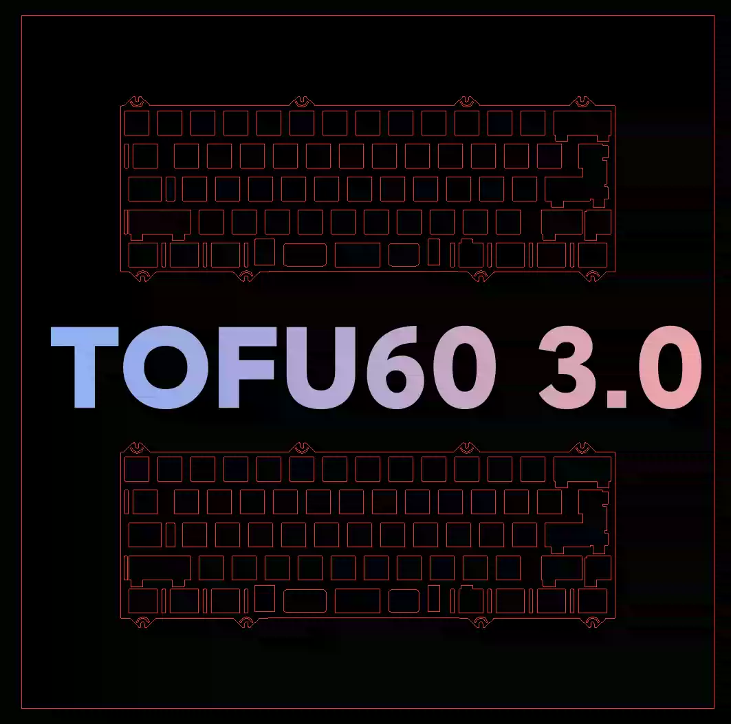 Stabilizer Screw In - KBDFANS TOFU60 Versi 3.0 Keyboard Dedicated