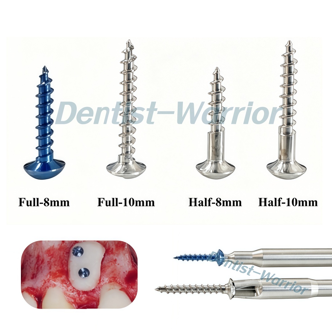 Stabilizer Screw In - Sekrup Fiksasi Tulang Gigi Half/Full GBR
