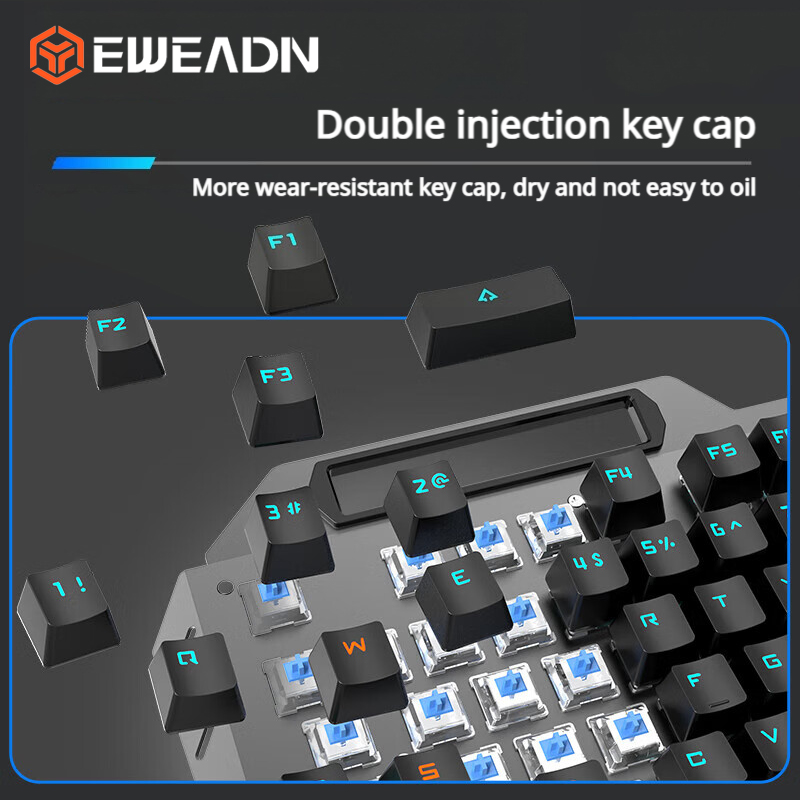 EWEADN TK900 Keyboard Mekanik  - Keyboard Gaming Mac ulasan dan harga