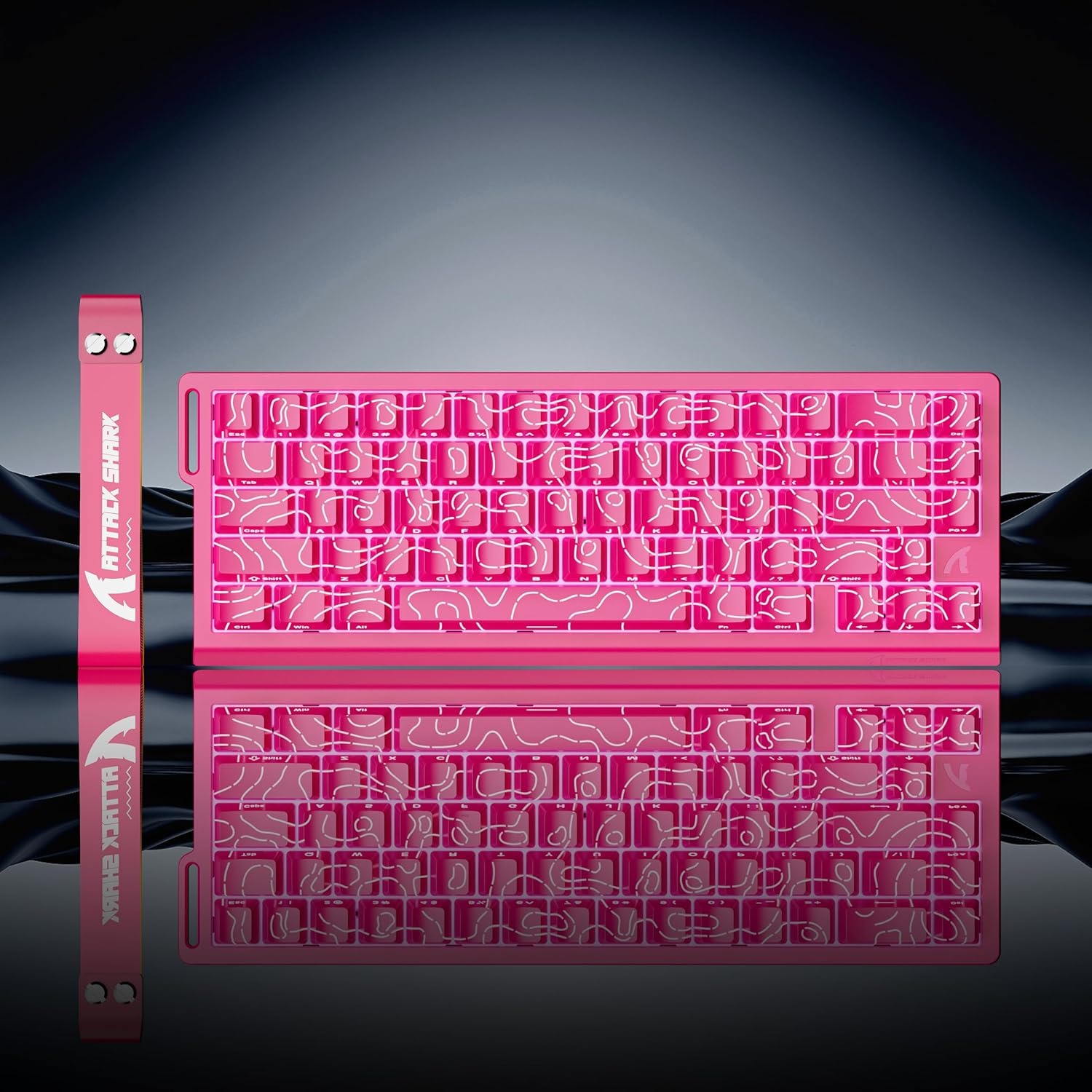 Keyboard ATTACK SHARK X68 HE 8 - Keyboard Gaming Mac ulasan dan harga