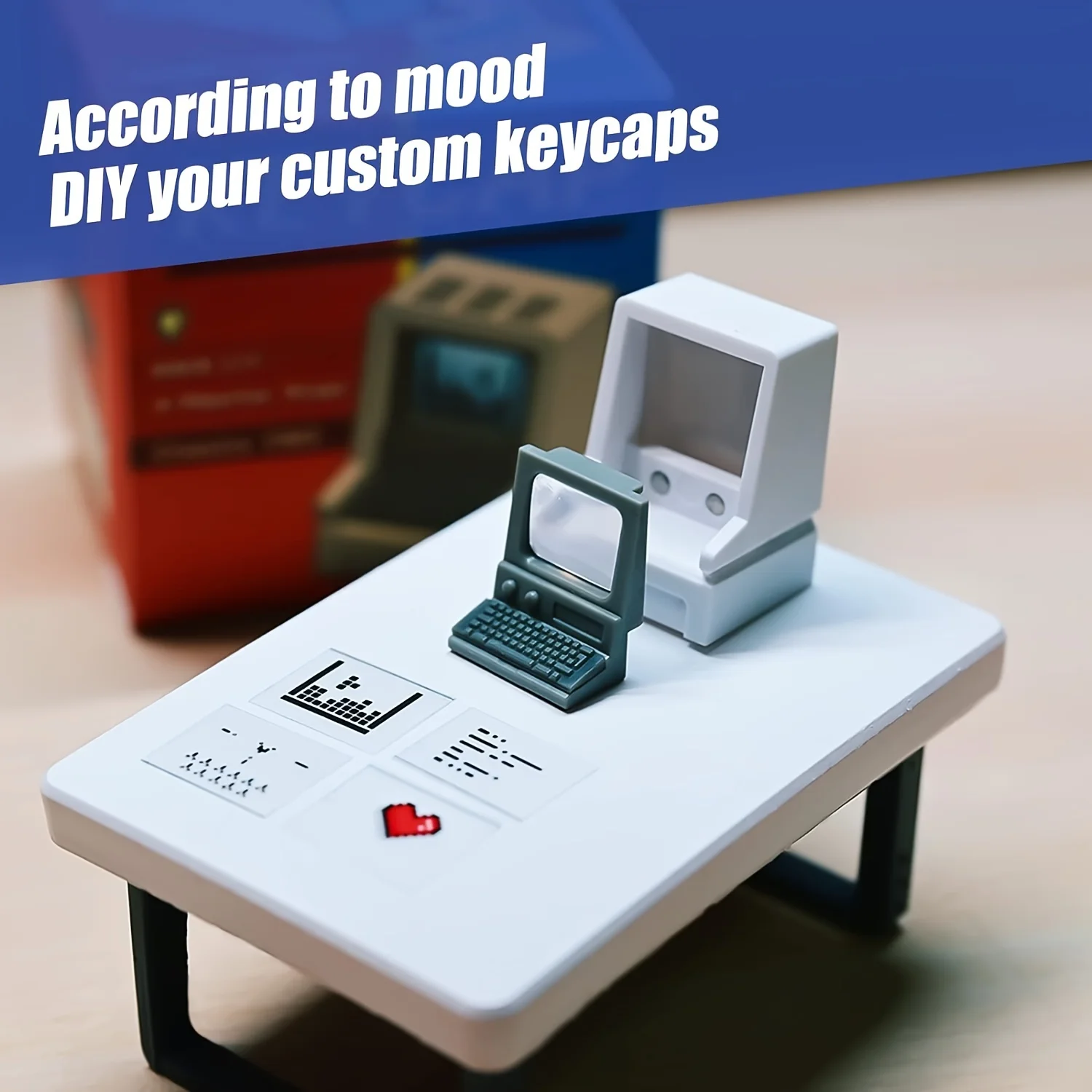 Keycaps Retro Terinspirasi Mac - Keyboard Gaming Mac ulasan dan harga