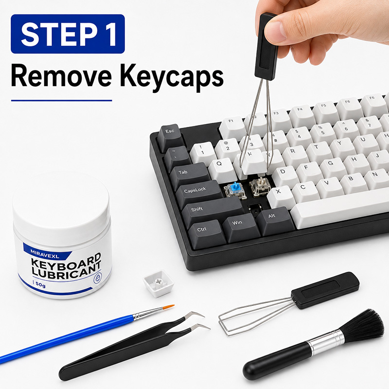 Kit Pelumas Keyboard MIRAVEXL  - Gaming Keyboard That Is Quiet ulasan dan harga