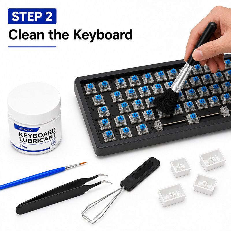 Kit Pelumas Keyboard MIRAVEXL  - Gaming Keyboard That Is Quiet ulasan dan harga