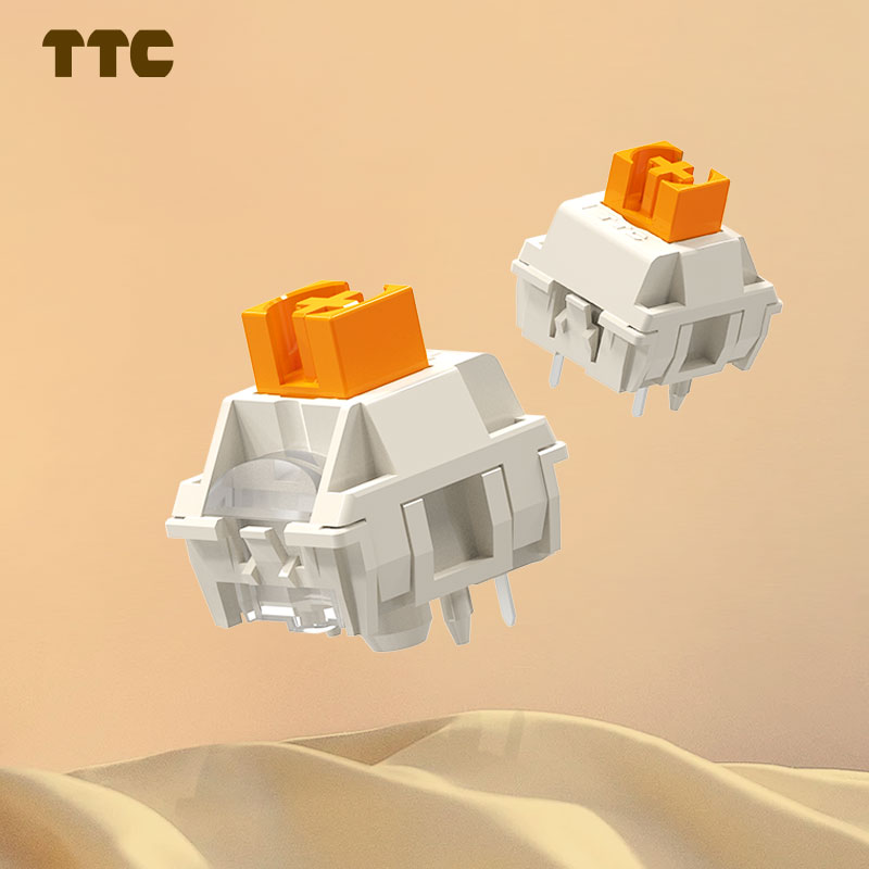TTC Flame Orange Linear Switch - Gaming Keyboard Hot Swappable ulasan dan harga