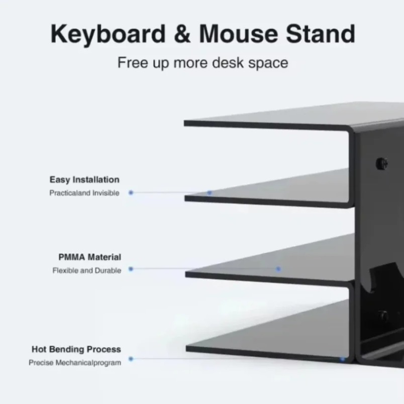 Rak Penyimpanan Akrilik 3 Ting - Gaming Keyboard Ergonomic ulasan dan harga