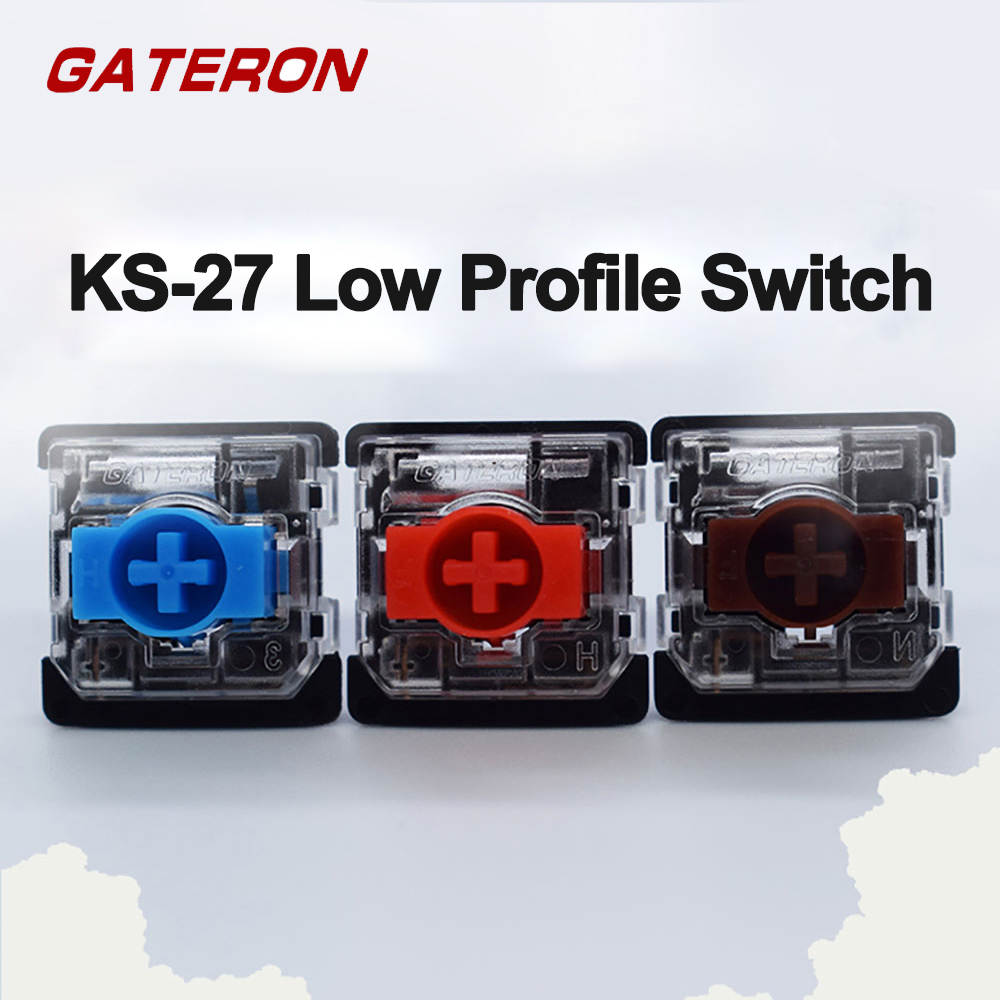 Sakelar Profil Rendah Gateron  - Gaming Keyboard Tester ulasan dan harga