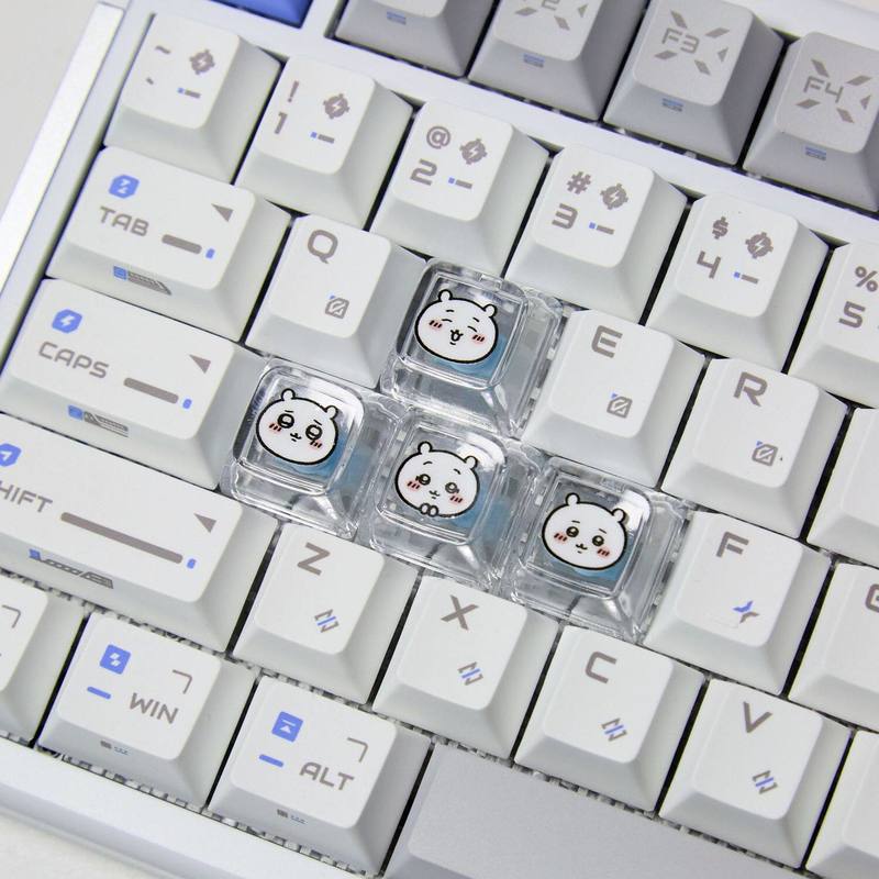 Chiikawa 4 Buah Keycap Transpa - Gaming Keyboard Nearby ulasan dan harga