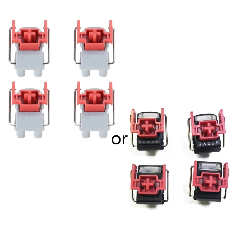 4 Buah Sakelar Optik Merah Lin - Gaming Keyboard Hot Swappable ulasan dan harga