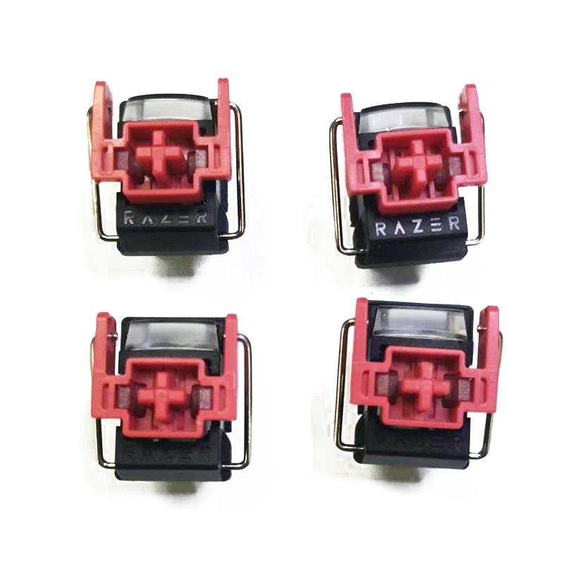 4 Buah Sakelar Optik Merah Lin - Gaming Keyboard Hot Swappable ulasan dan harga
