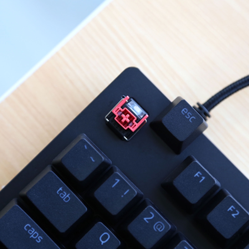 4 Buah Sakelar Optik Merah Lin - Gaming Keyboard Hot Swappable ulasan dan harga