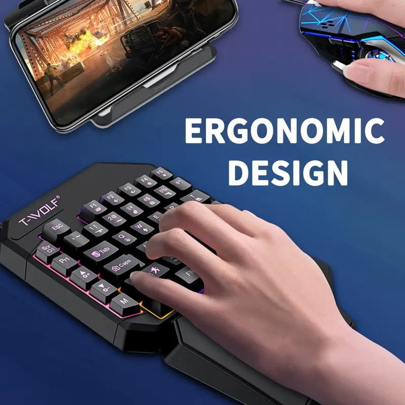 FocusOnPC TF900 2-in-1 Mobile  - Gaming Keyboard And Mouse Mobile ulasan dan harga