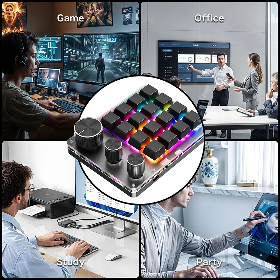 Pemrograman Bluetooth Nirkabel - Gaming Keyboard Mini Mechanical ulasan dan harga