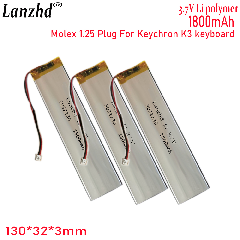 1-20 Buah Baterai Polimer Li 3 - Gaming Keyboard Tester ulasan dan harga